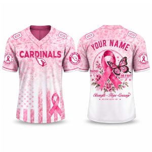 Personalized Cardinals Breast Cancer Awareness Month 2026 Jersey