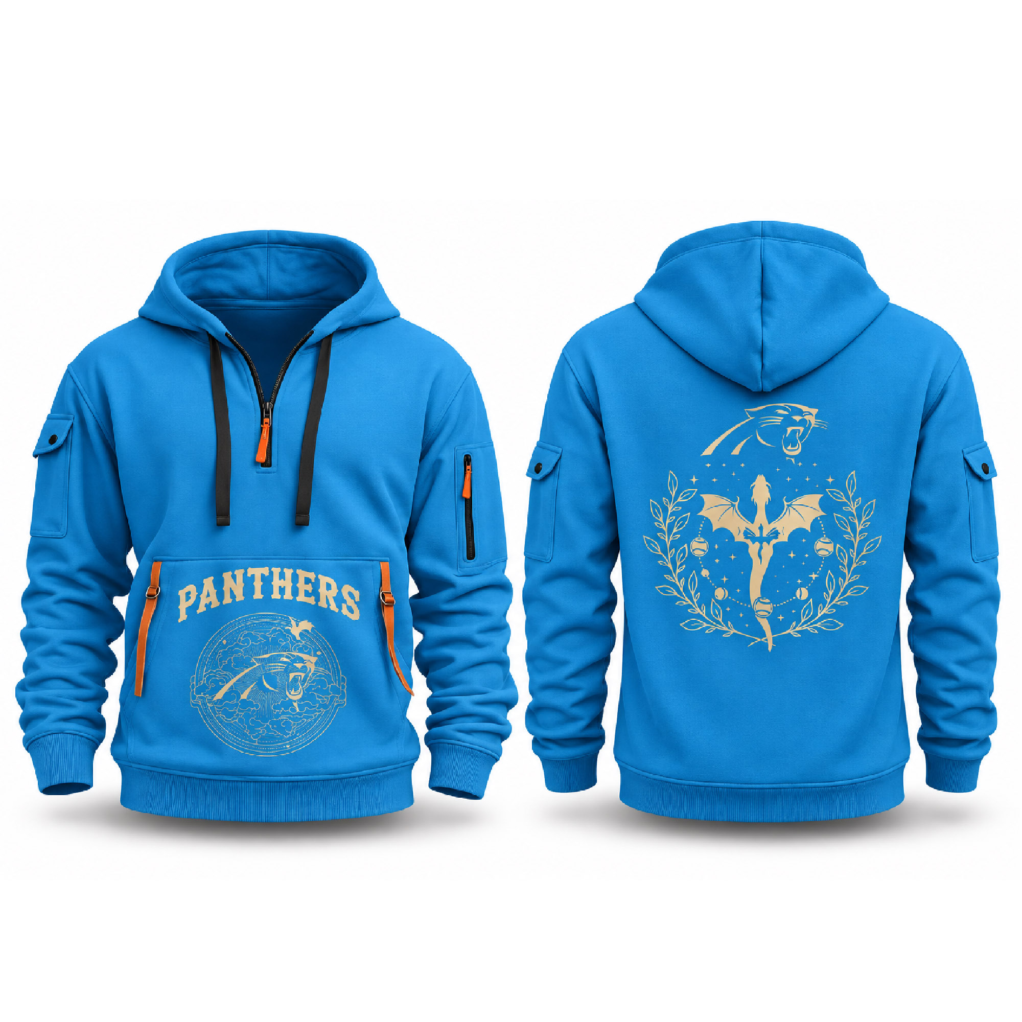 Panthers Fourth Wings Night 2026 Quarter Zip Hoodie 2 Panthers Fourth Wings Night 2026 Quarter Zip Hoodie (2)