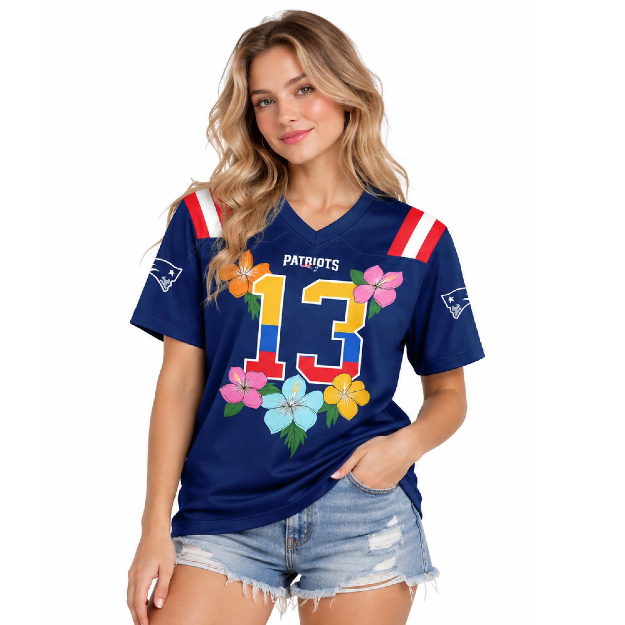 Patriots 2027 Karol G Viajando Por El Mundo Tropitour Jersey 2 Patriots 2027 Karol G Viajando Por El Mundo Tropitour Jersey (2)