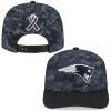 Patriots Salute to Service Tonal Black Camo 2026 Hats 1