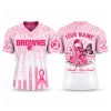 Personalized Browns Breast Cancer Awareness Month 2026 Jersey