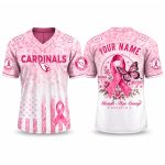 Personalized Cardinals Breast Cancer Awareness Month 2026 Jersey