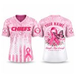 Personalized Chiefs Breast Cancer Awareness Month 2026 Jersey