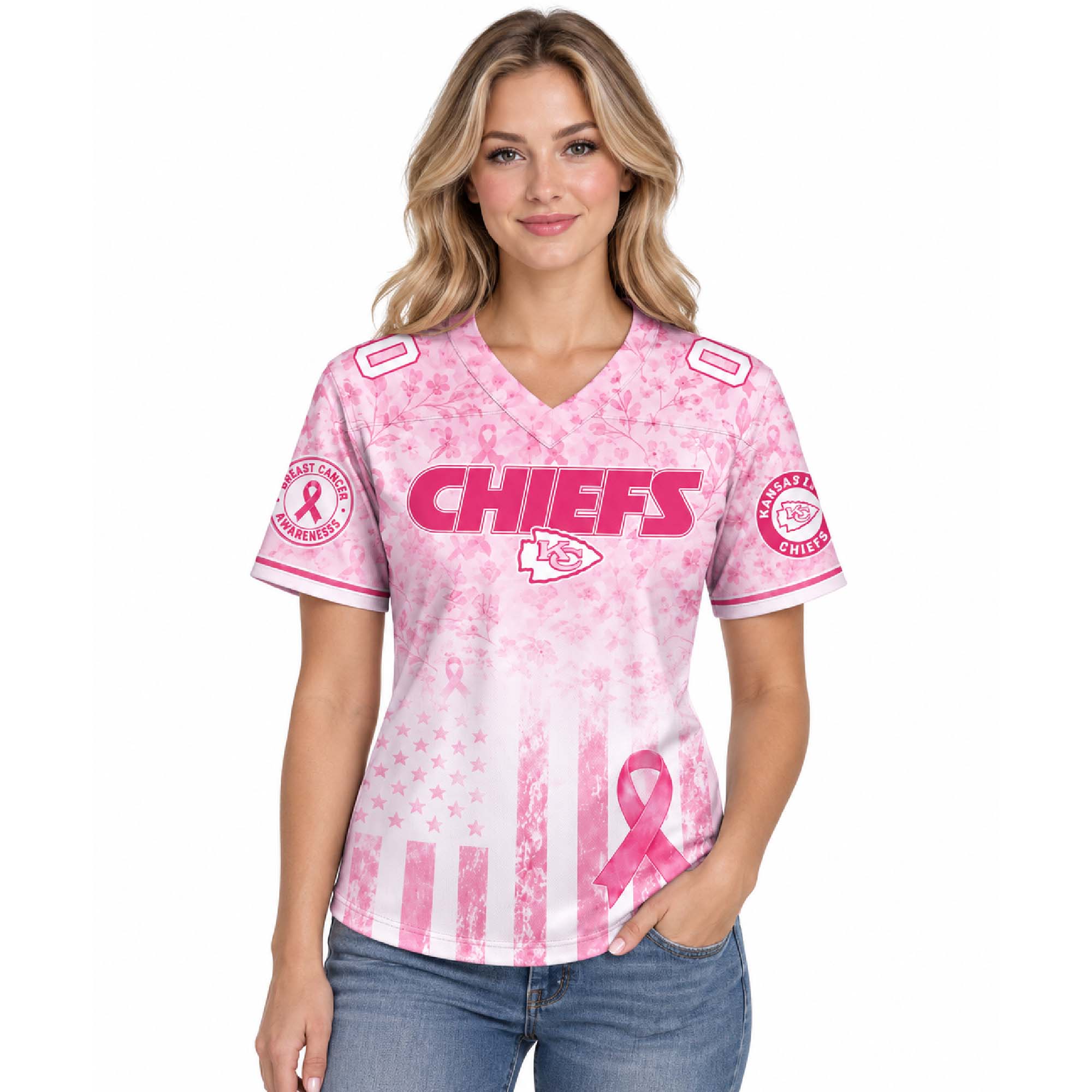 Personalized Chiefs Breast Cancer Awareness Month 2026 Jersey 2 Personalized Chiefs Breast Cancer Awareness Month 2026 Jersey (2)