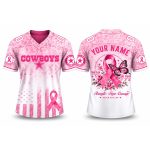 Personalized Cowboys Breast Cancer Awareness Month 2026 Jersey