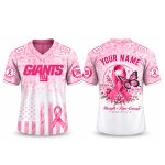 Personalized Giants Breast Cancer Awareness Month 2026 Jersey