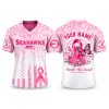 Personalized Seahawks Breast Cancer Awareness Month 2026 Jersey