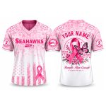 Personalized Seahawks Breast Cancer Awareness Month 2026 Jersey