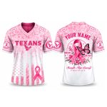 Personalized Texans Breast Cancer Awareness Month 2026 Jersey