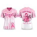 Personalized Titans Breast Cancer Awareness Month 2026 Jersey