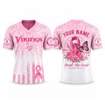 Personalized Vikings Breast Cancer Awareness Month 2026 Jersey