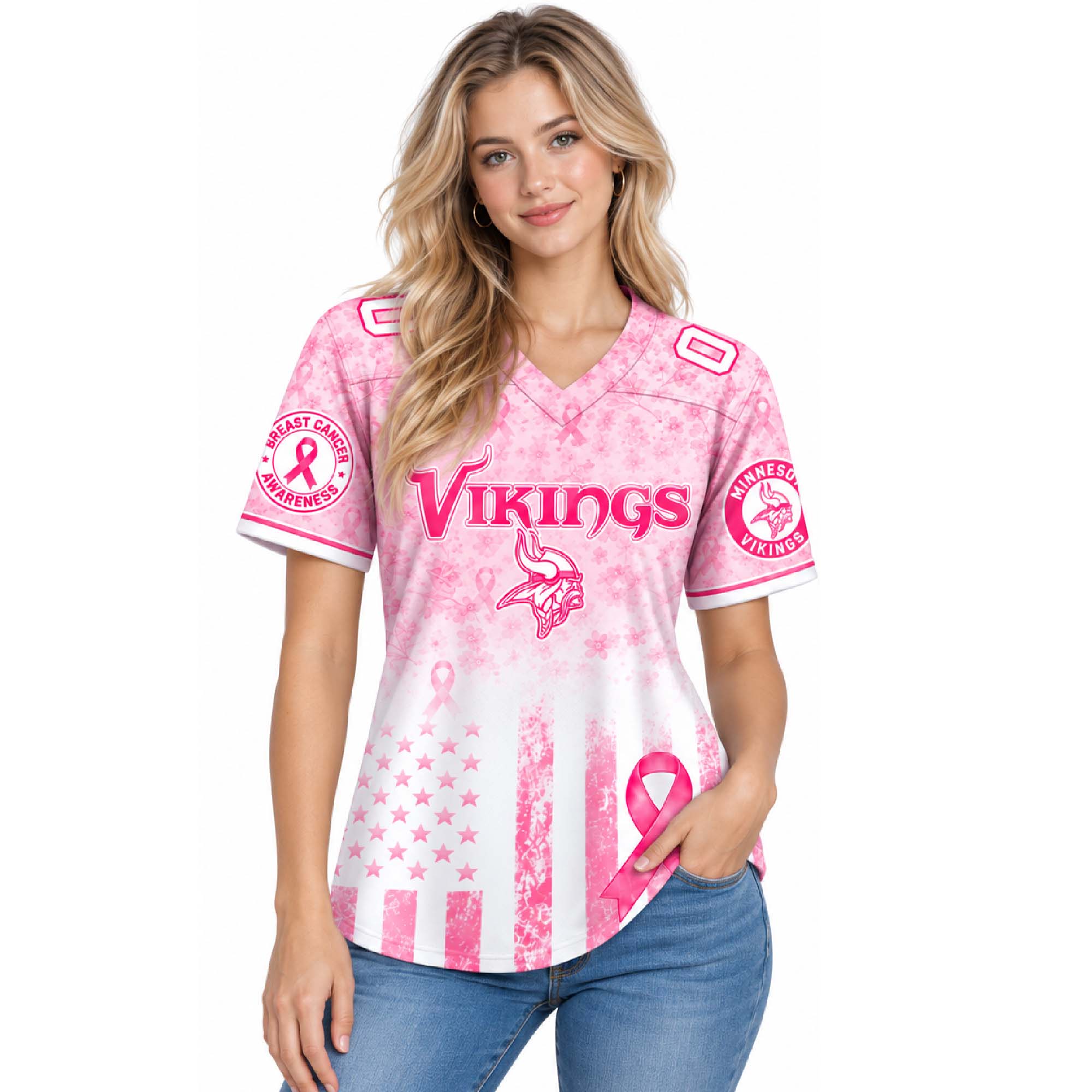 Personalized Vikings Breast Cancer Awareness Month 2026 Jersey 2 Personalized Vikings Breast Cancer Awareness Month 2026 Jersey (2)