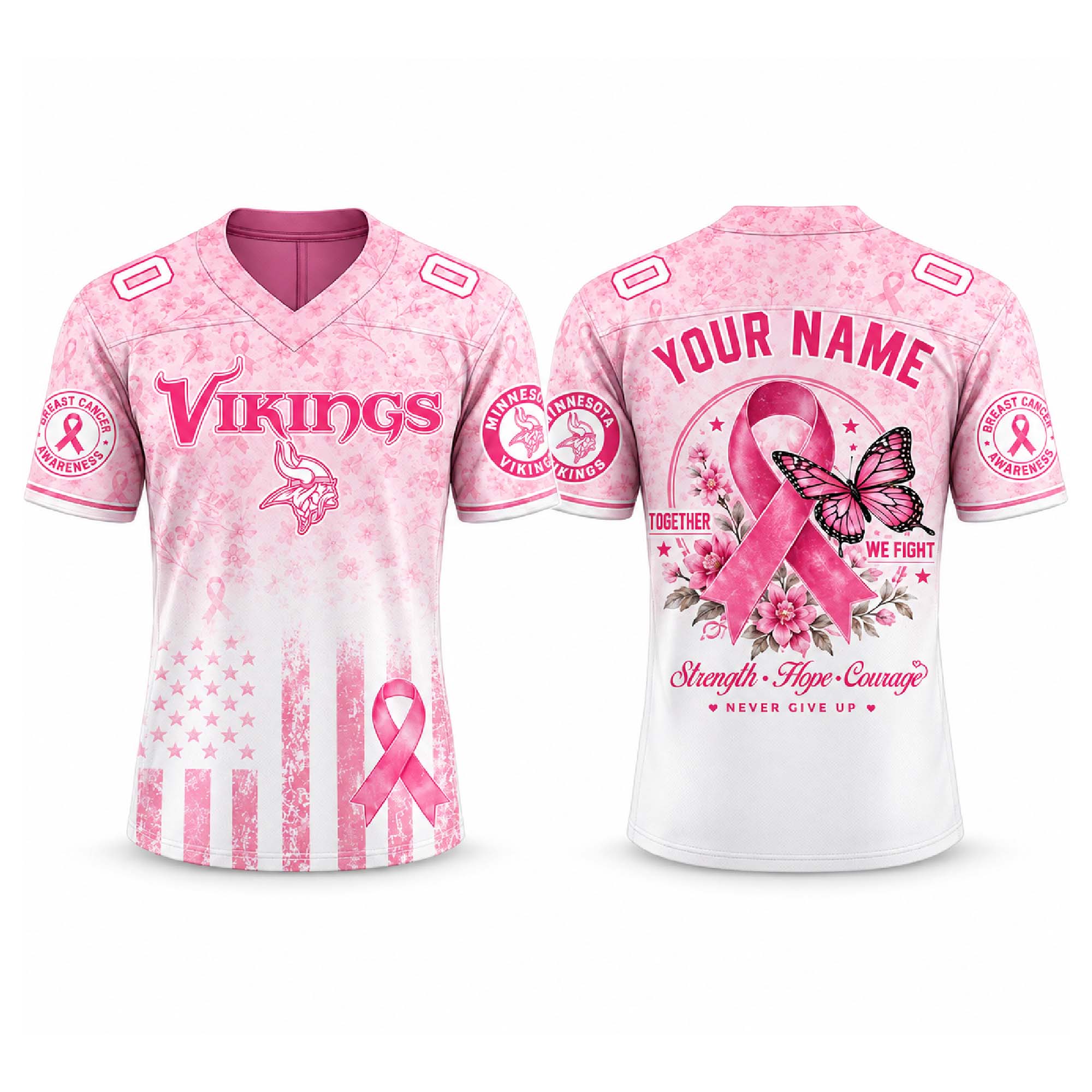 Personalized Vikings Breast Cancer Awareness Month 2026 Jersey Personalized Vikings Breast Cancer Awareness Month 2026 Jersey