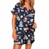 Polar Express Christmas Silky Satin Pajama Set