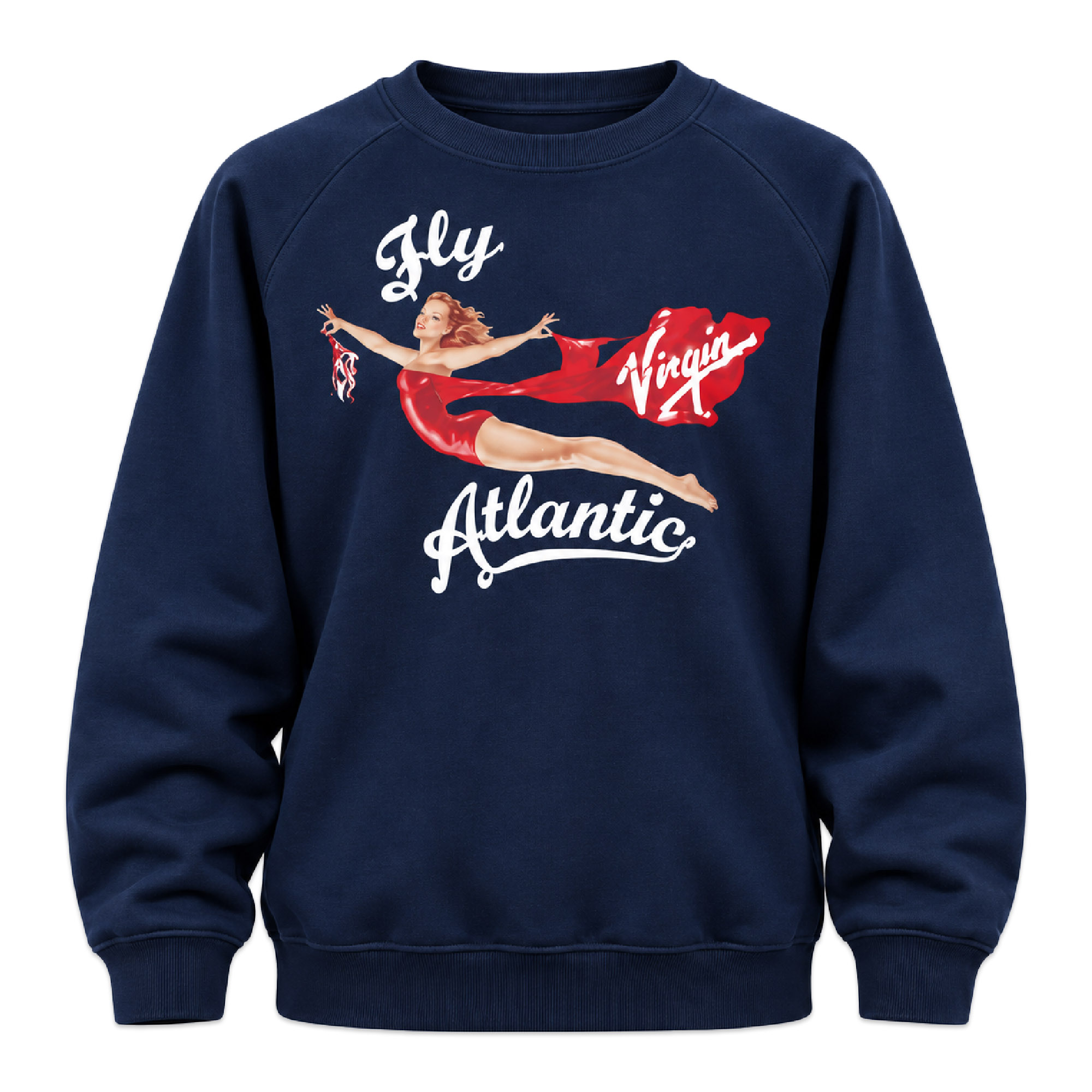 Princess Diana Fly Virgin Atlantic Sweatshirt Princess Diana Fly Virgin Atlantic Sweatshirt
