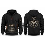 Rams Fourth Wings Night 2026 Quarter Zip Hoodie