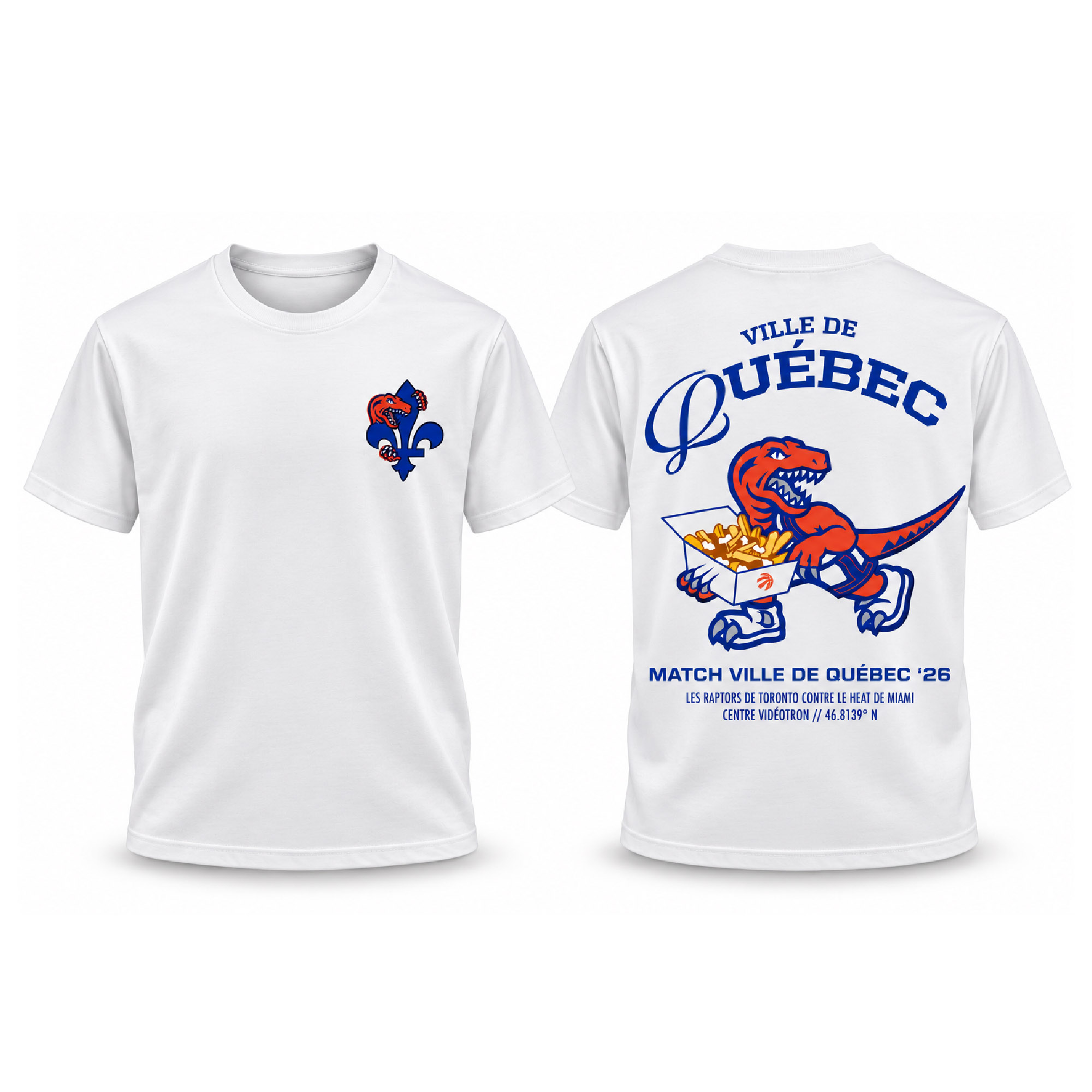 Raptors Ville De Quebec Canada Games Shirt Raptors Ville De Quebec Canada Games Shirt