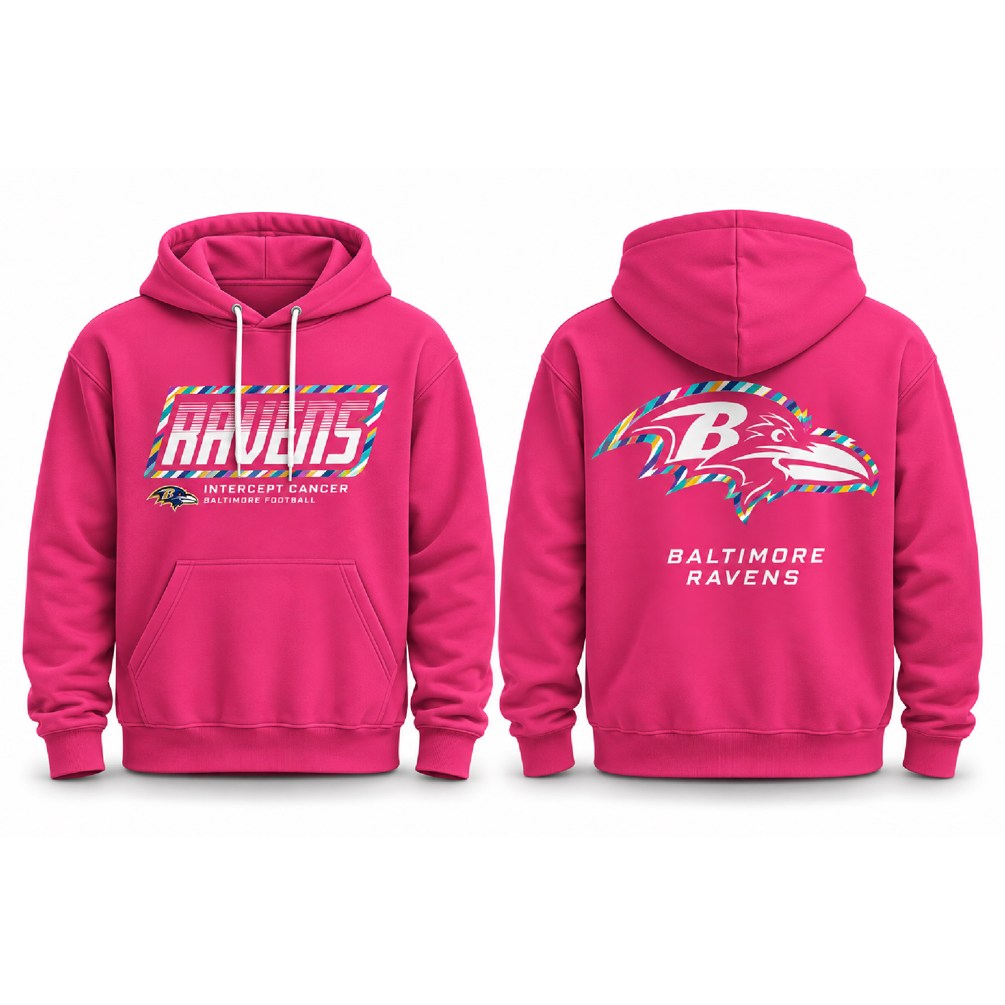 Ravens Pink Crucial Catch 2026 Hoodie 2 Ravens Pink Crucial Catch 2026 Hoodie