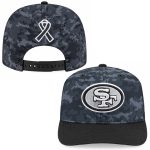 SF 49ers Salute to Service Tonal Black Camo 2026 Hats