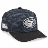 SF 49ers Salute to Service Tonal Black Camo 2026 Hats 2