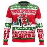 Santa Golf Swing Ugly Christmas Sweater