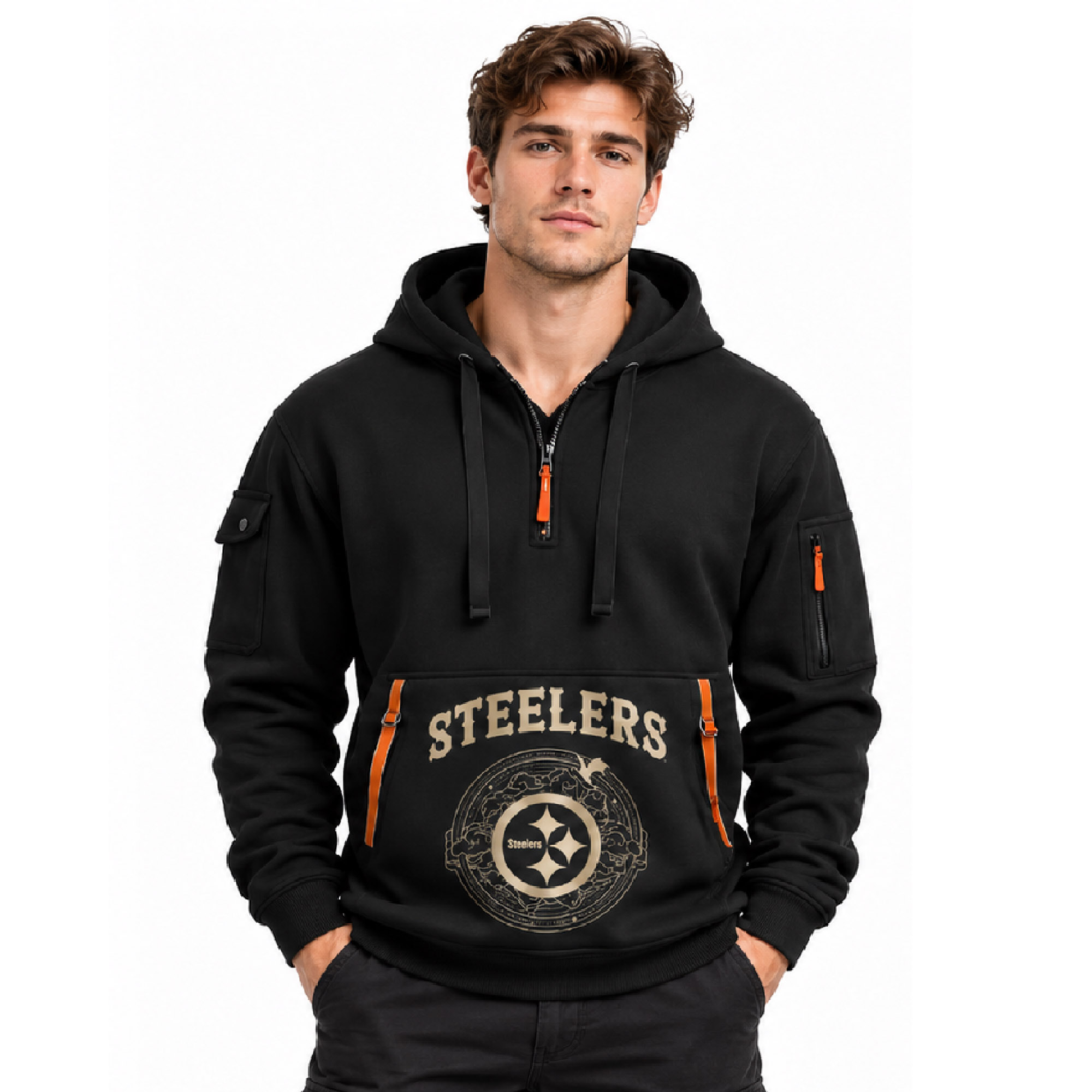 Steelers Fourth Wings Night 2026 Quarter Zip Hoodie 2 Steelers Fourth Wings Night 2026 Quarter Zip Hoodie (2)