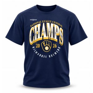 Brewers NL Central Division Champions Locker Room 2026 Shirt