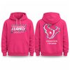 Texans Pink Crucial Catch 2026 Hoodie