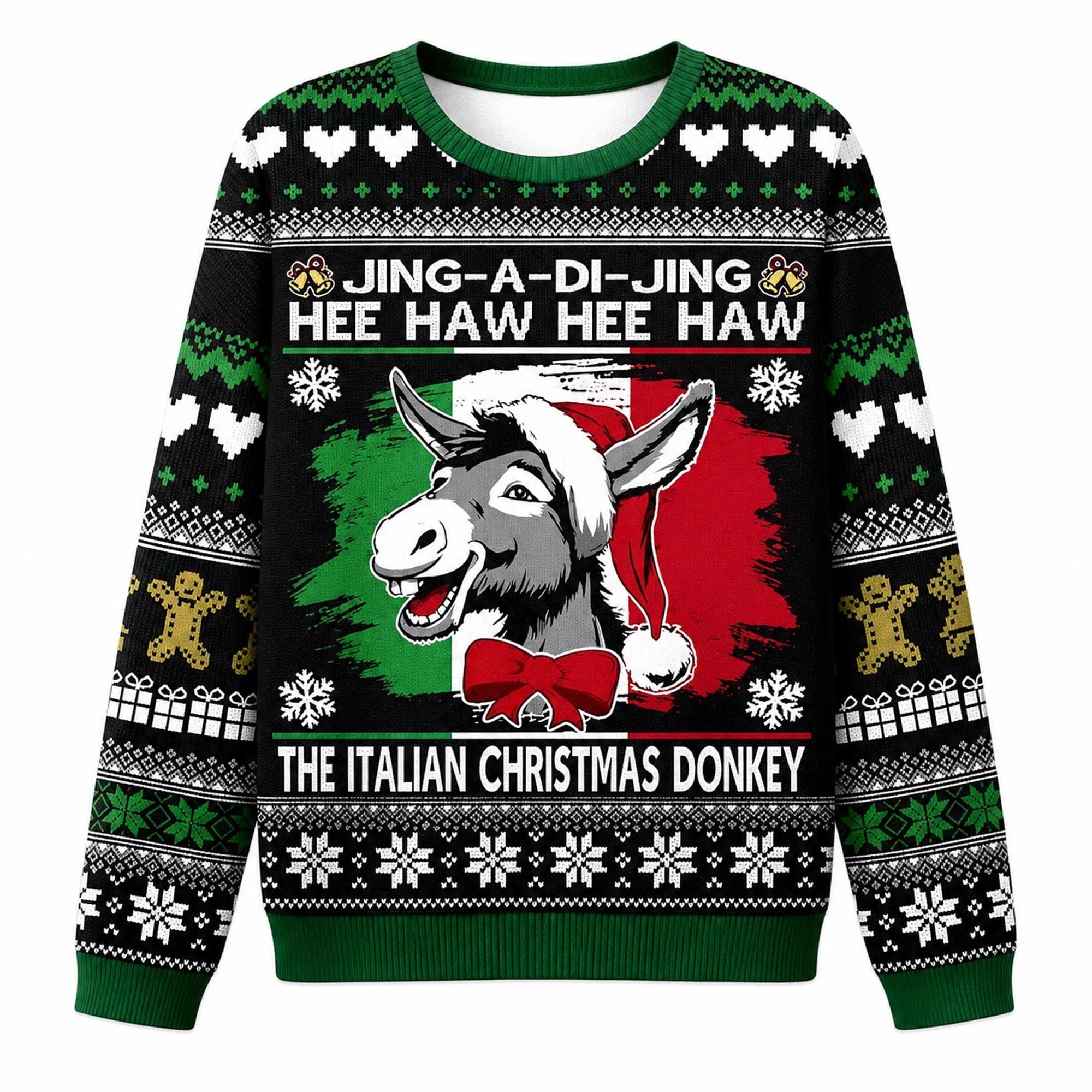 The Italian Christmas Ugly Sweater The Italian Christmas Ugly Sweater