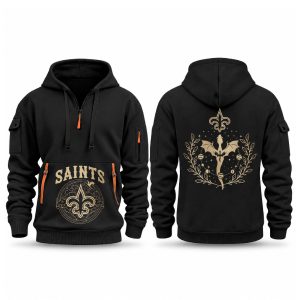 Saints Fourth Wings Night 2026 Quarter Zip Hoodie