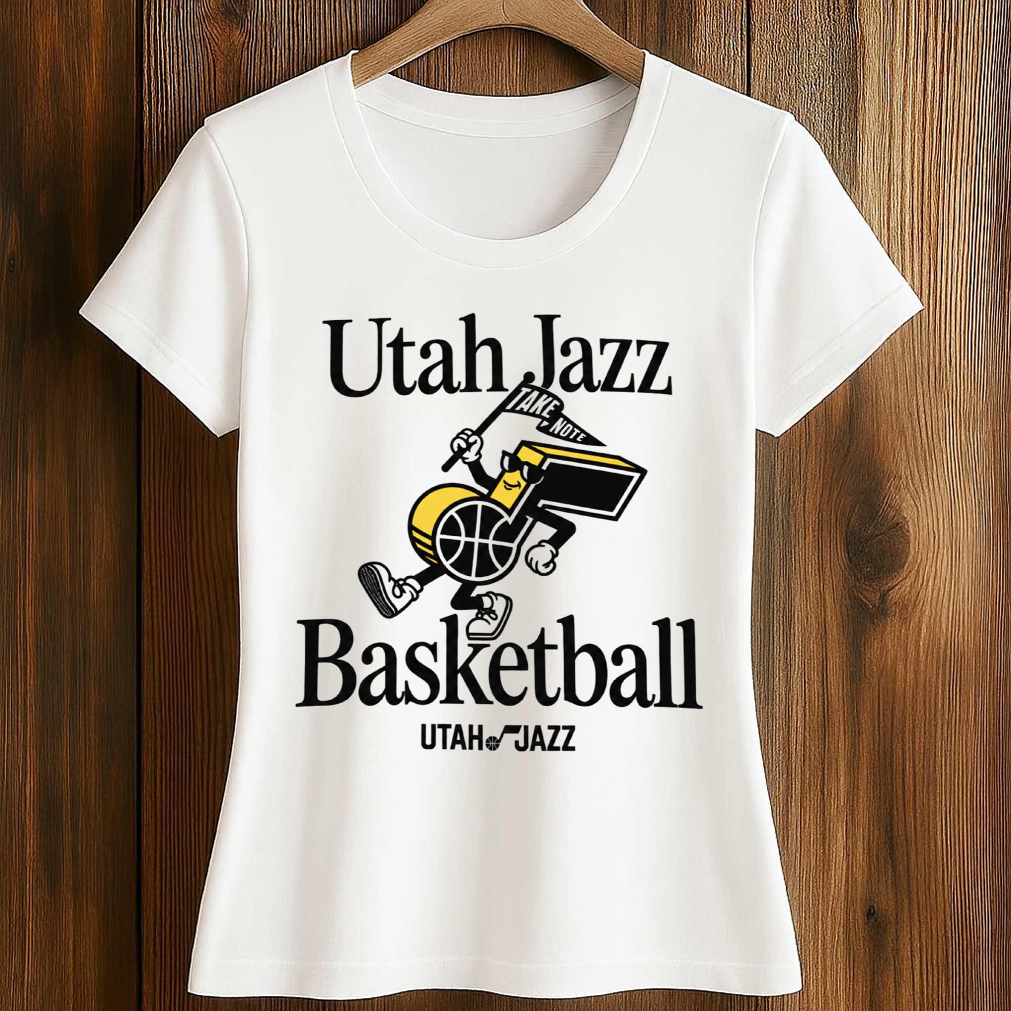 Utah Jazz Basketball Take Note Shirt 2 Utah Jazz Basketball Take Note Shirt (2)