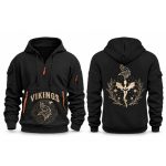 Vikings Fourth Wings Night 2026 Quarter Zip Hoodie