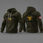 West Virginia University National Military Appreciation 2025 Hoodie