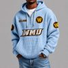 Western Michigan EST 1906 Quarter Zip Waffle Hoodie