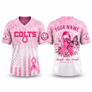 Personalized Colts Breast Cancer Awareness Month 2026 Jersey