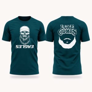 Eagles 2026 Luke Combs Skull Beard Shirt