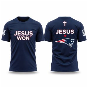 2026 Patriots Jesus Won T Shirt