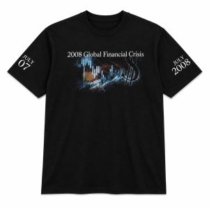 Rob Dillingham Wears 2008 Global Financial Crisis T Shirt