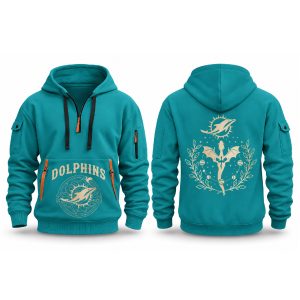 Dolphins Fourth Wings Night 2026 Quarter Zip Hoodie (2)