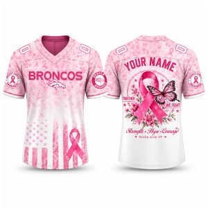 Personalized Broncos Breast Cancer Awareness Month 2026 Jersey