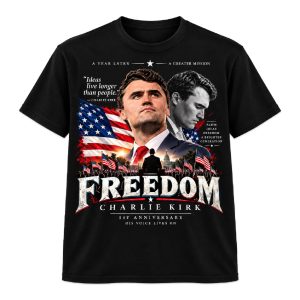 Freedom Charlie Kirk 1ST Anniversary His Voice Lives On Shirt