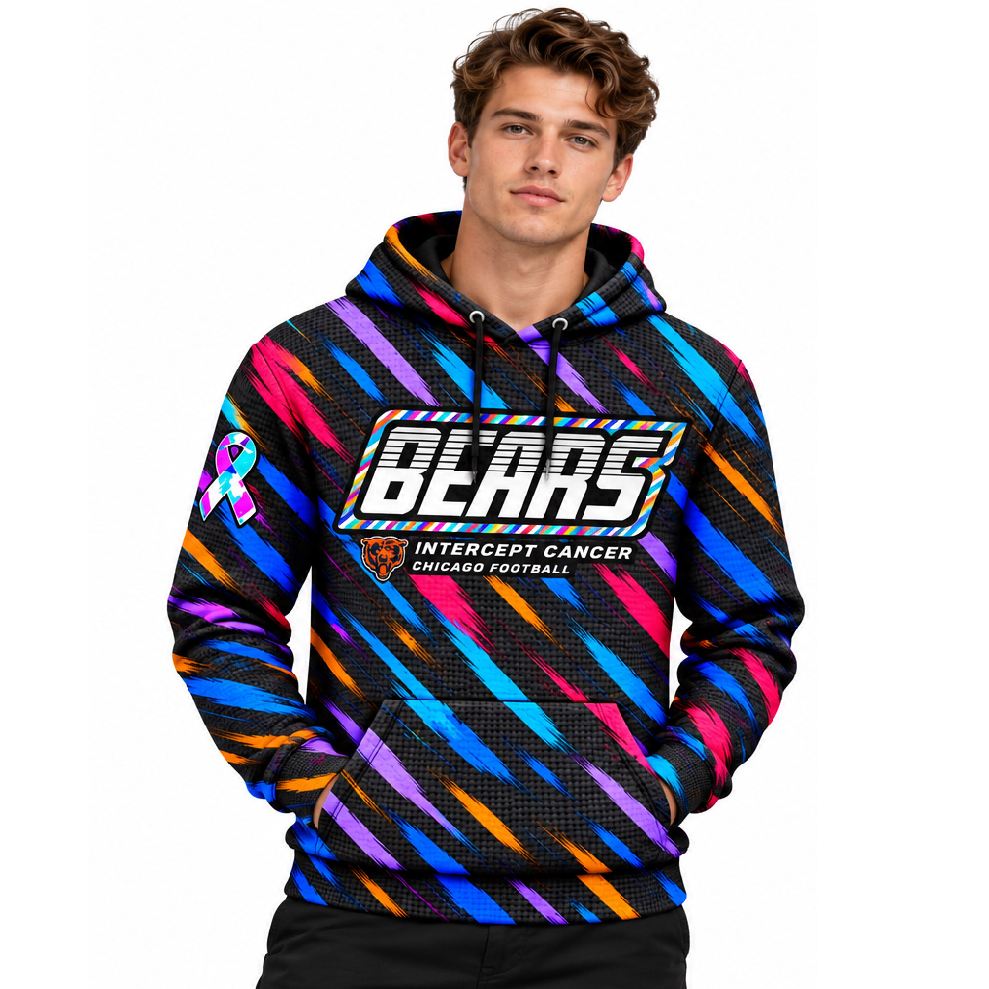 2026 Bears Crucial Catch Waffle Hoodie 2 2026 Bears Crucial Catch Waffle Hoodie (2)
