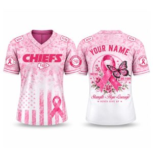 Personalized Chiefs Breast Cancer Awareness Month 2026 Jersey