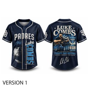 Luke Combs 2027 Padres My Kinda Saturday Night Tour Jersey