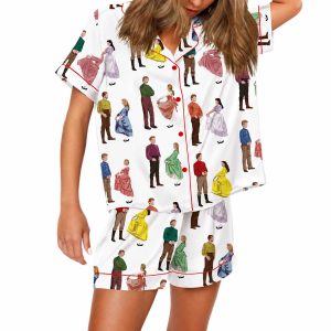 Seven Brides For Seven Brothers Silky Satin Pajama Set