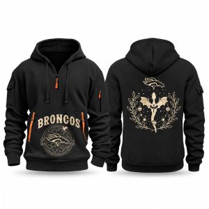 Broncos Fourth Wings Night 2026 Quarter Zip Hoodie