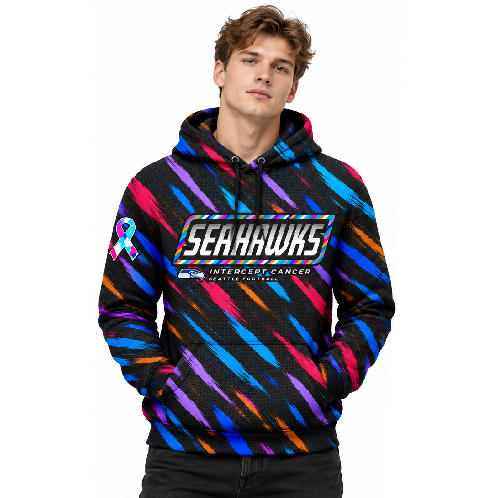 2026 Seahawks Crucial Catch Waffle Hoodie 2 2026 Seahawks Crucial Catch Waffle Hoodie (2)