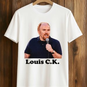 Louis CK Comedian Portrait Performing Comedy Stand Up Shirt