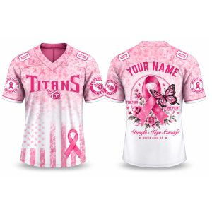 Personalized Titans Breast Cancer Awareness Month 2026 Jersey