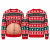 2026 Christmas Hairy Belly Ugly Sweater (2)